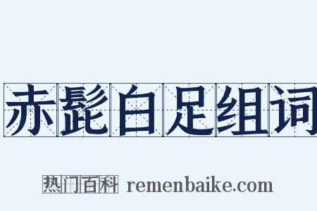 赤髭白足组词是什么意思的图片